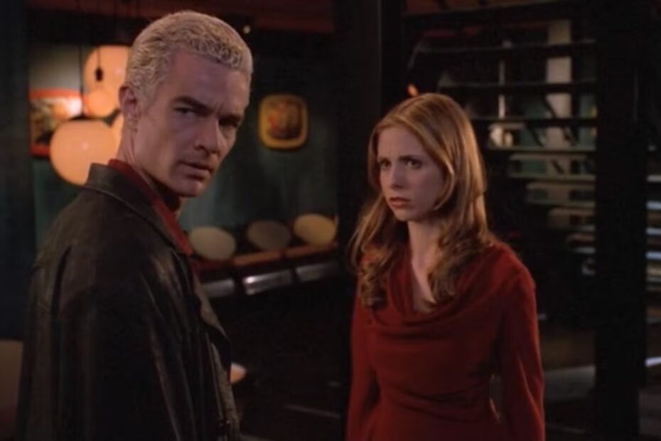 Spike e Buffy in una scena di Buffy l'ammazzavampiri