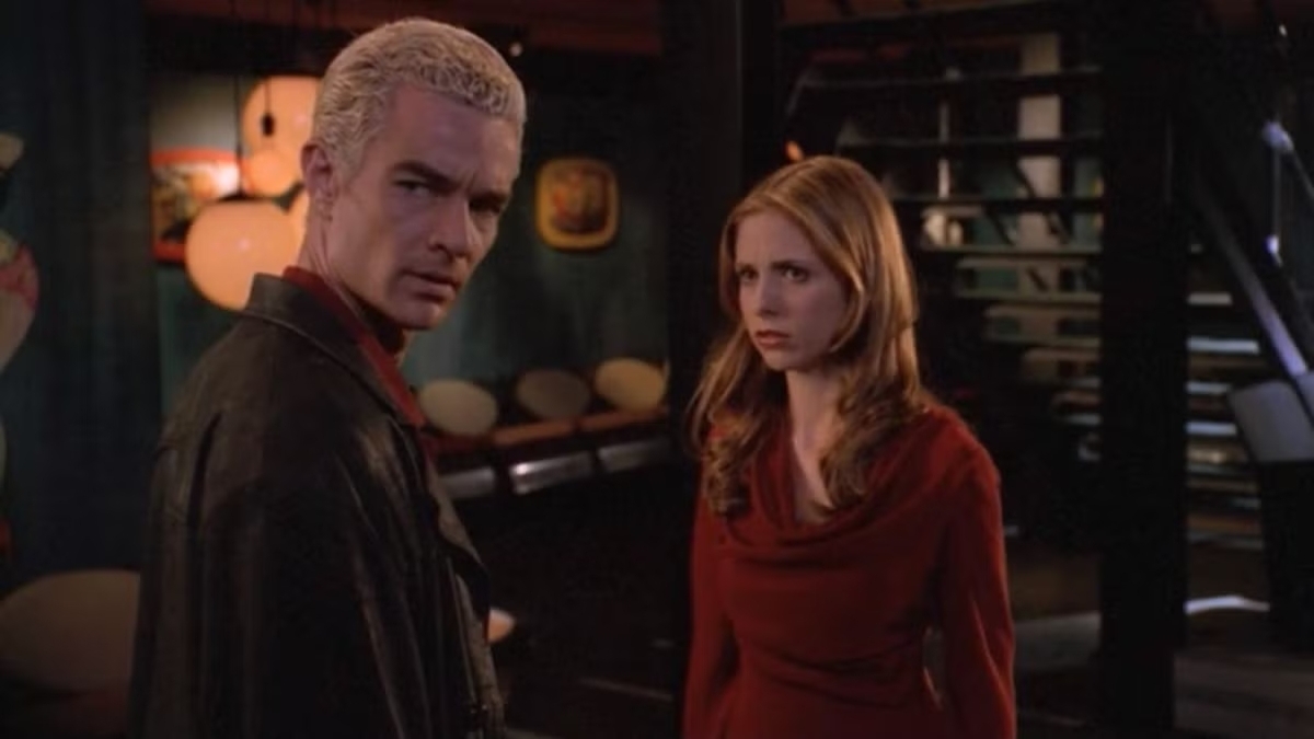 Spike e Buffy in una scena di Buffy l'ammazzavampiri