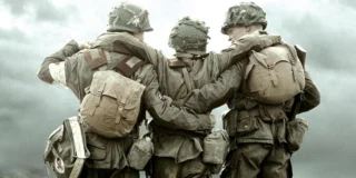 Un'immagine tratta da Band of Brothers, una delle migliori miniserie HBO